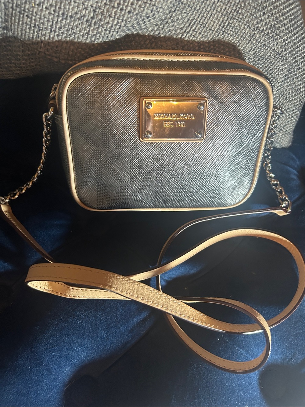 Michael Kors Leather Crossbody Bag, Like New